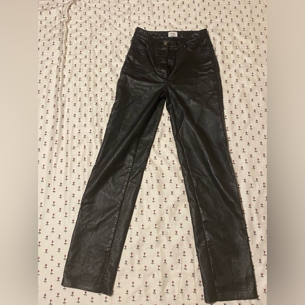 Aritzia Melina Vegan Leather Pants (Size 2)